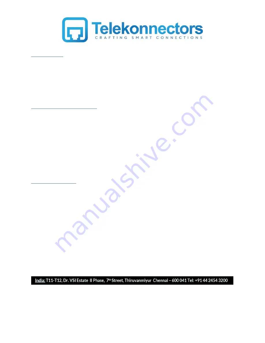 Telekonnectors C Plus User Manual Download Page 2