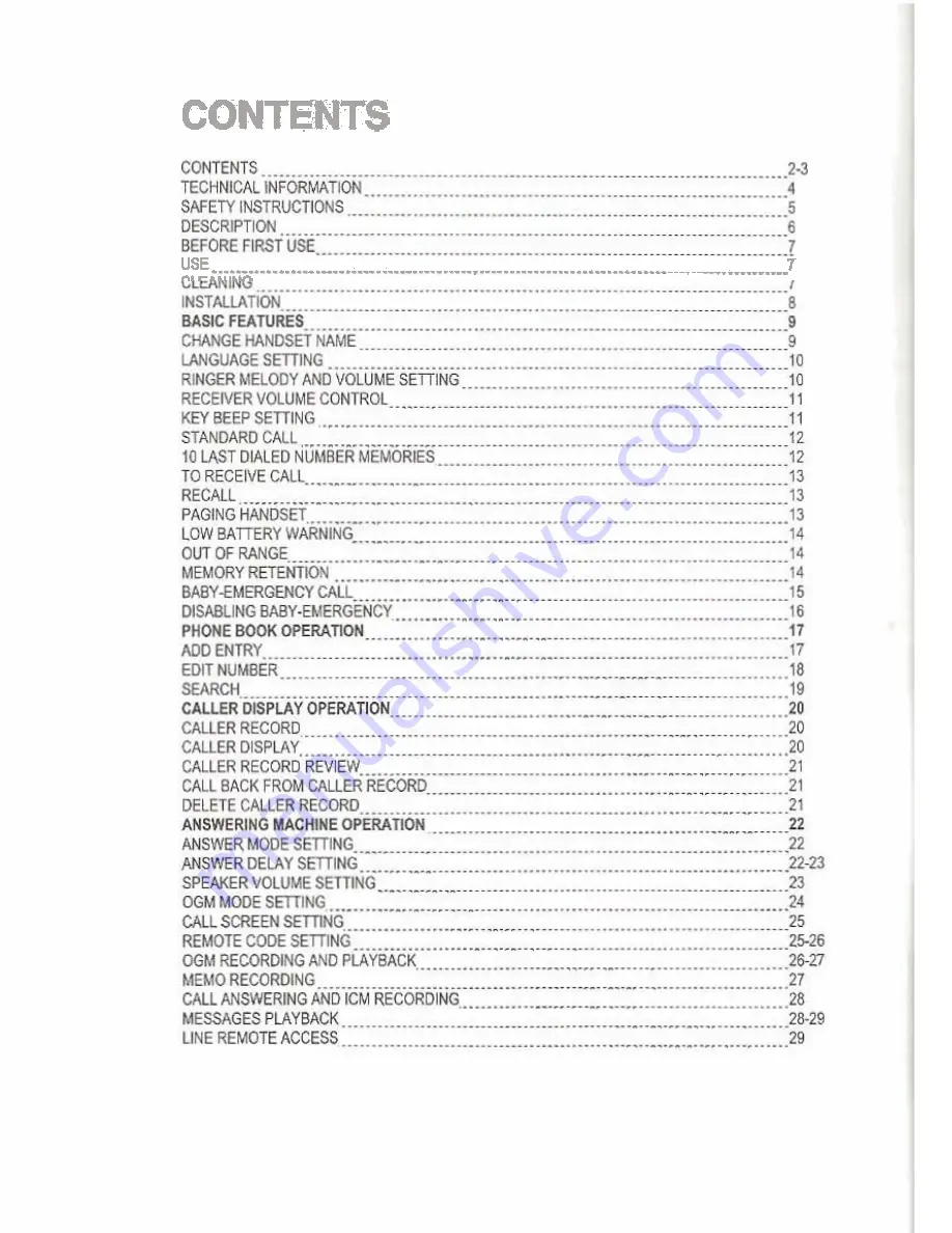 Telemate TE1208PM User Manual Download Page 2