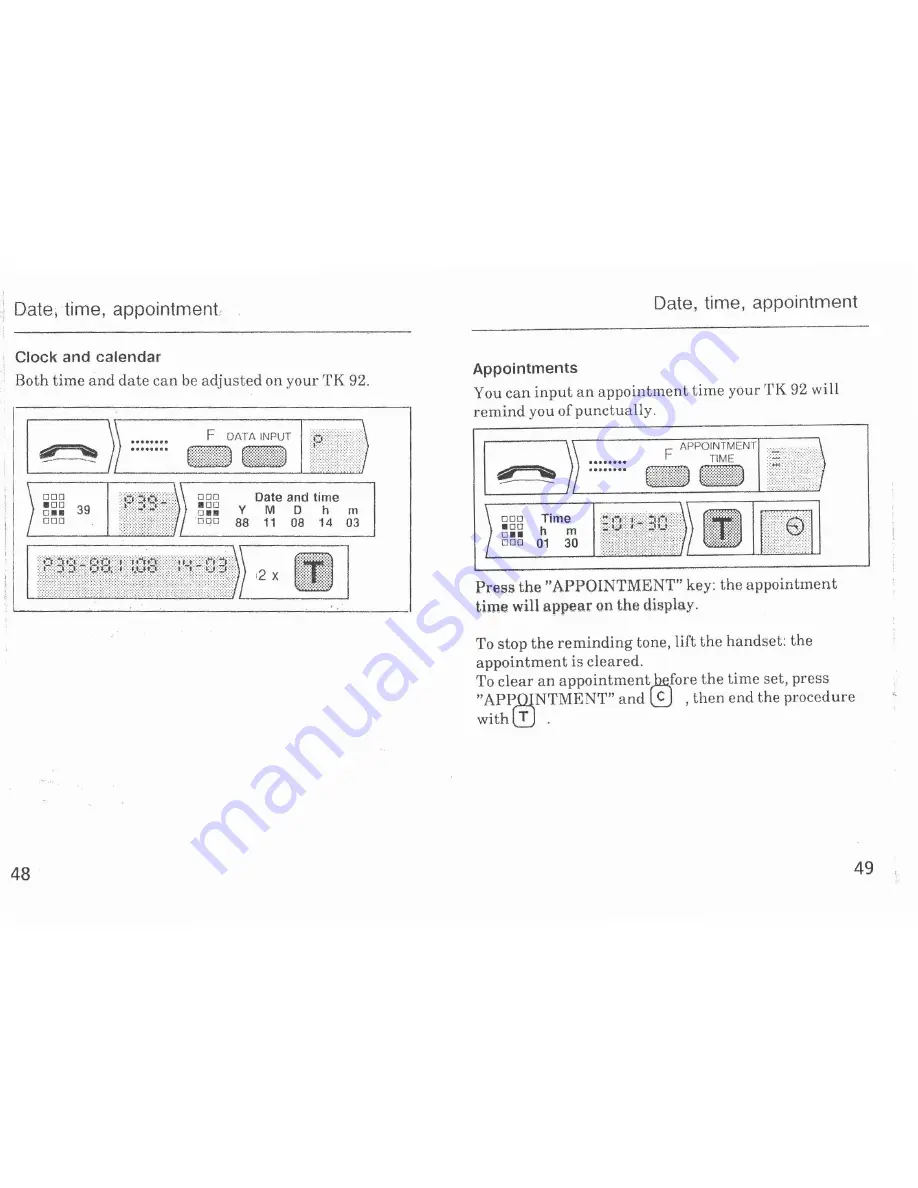 Telenorma TK 92 Operating Instructions Manual Download Page 25