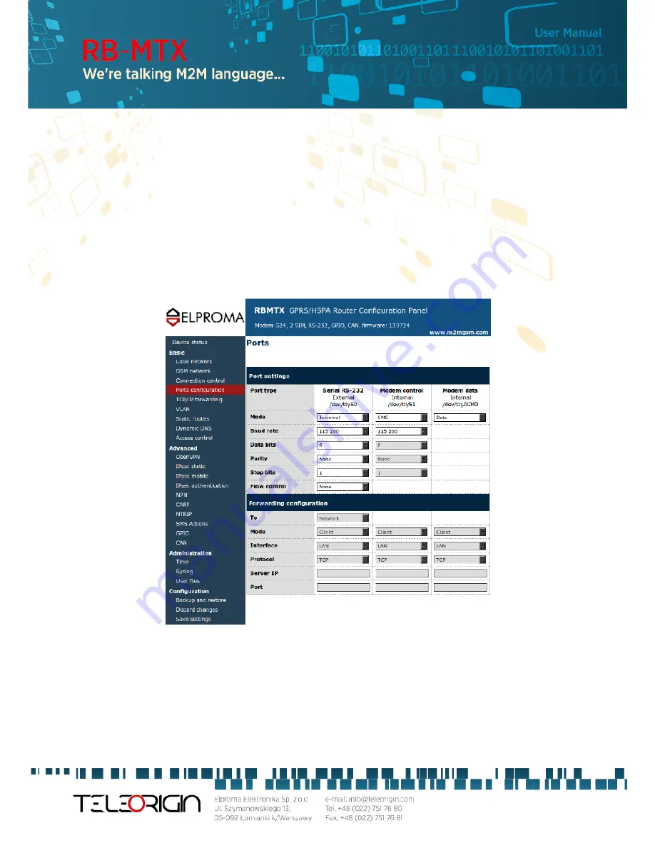 teleorgin RB-MTX User Manual Download Page 18