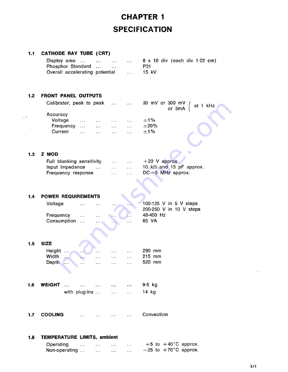 Telequipment D83 User Manual Download Page 3