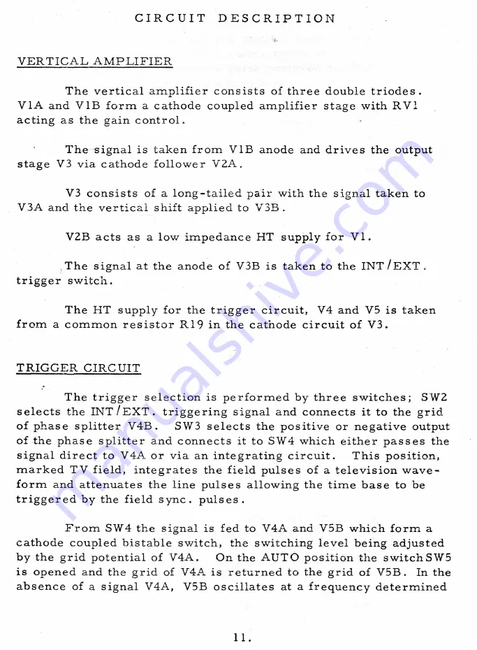 Telequipment Serviscope S51 Operating Instructions Manual Download Page 14