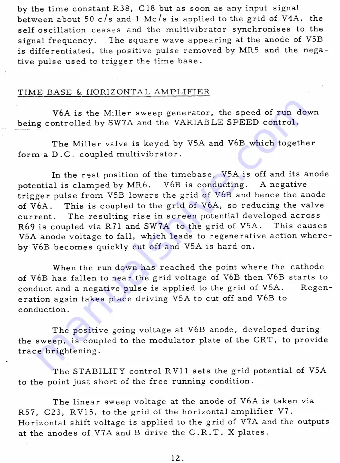 Telequipment Serviscope S51 Operating Instructions Manual Download Page 15