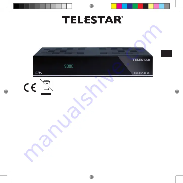 Telestar DIGINOVA 23 CI + Quick Installation Manual Download Page 1