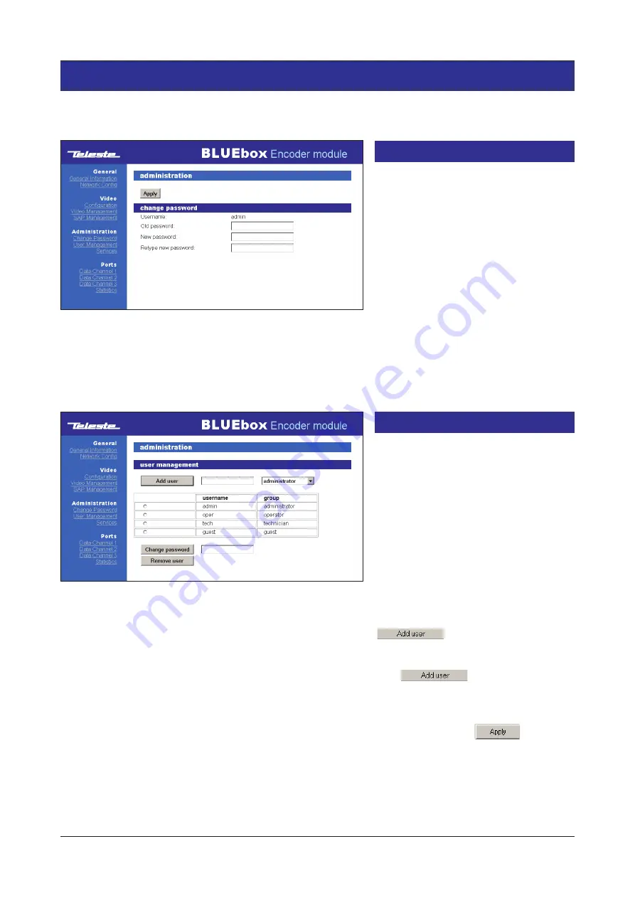 Teleste EASI IP Series User Manual Download Page 19