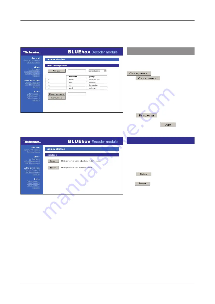 Teleste EASI IP Series User Manual Download Page 20