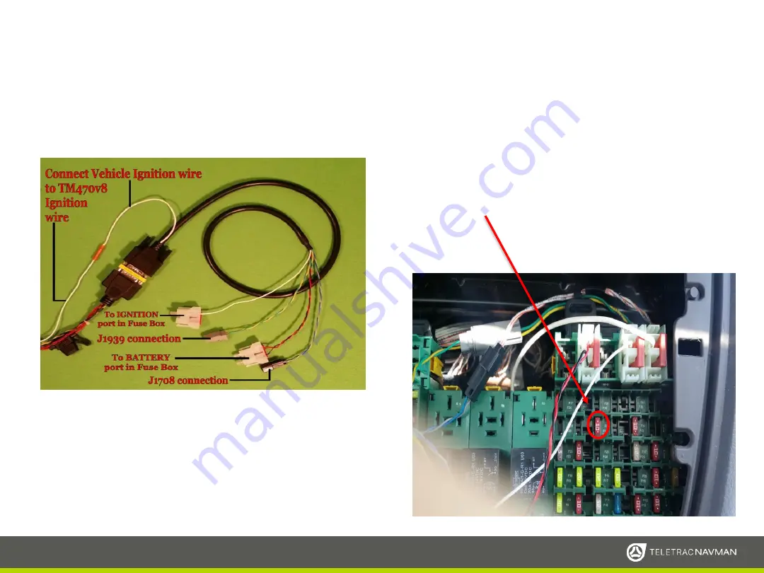 TELETRAC NAVMAN TM470 Series Installation Overview Download Page 28