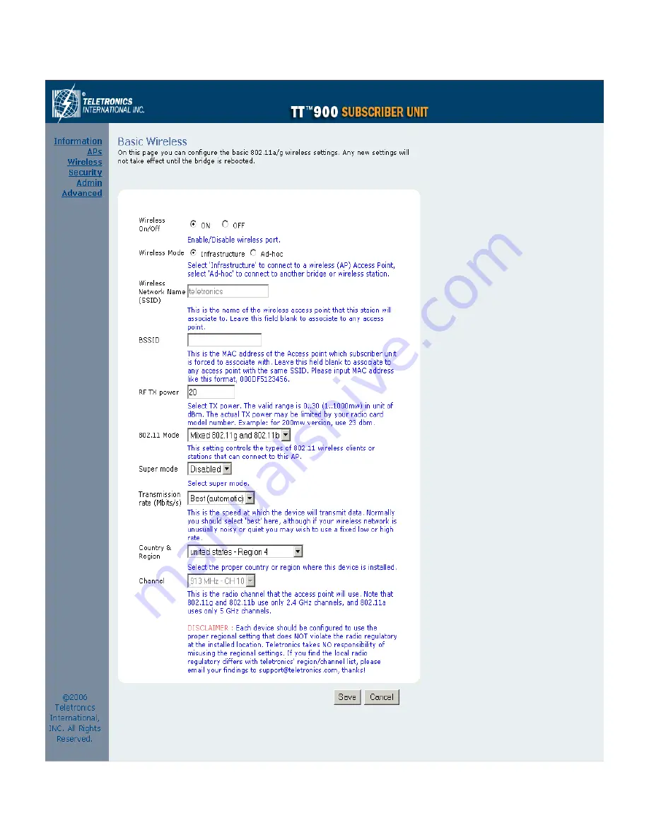 Teletronics International TT 900 User Manual Download Page 14