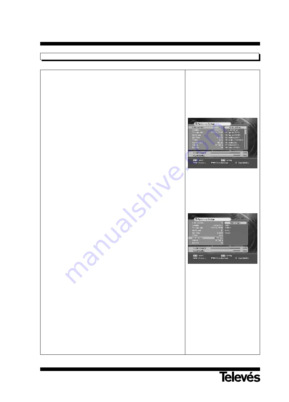 Televes Common Interface 7254 User Instructions Download Page 42