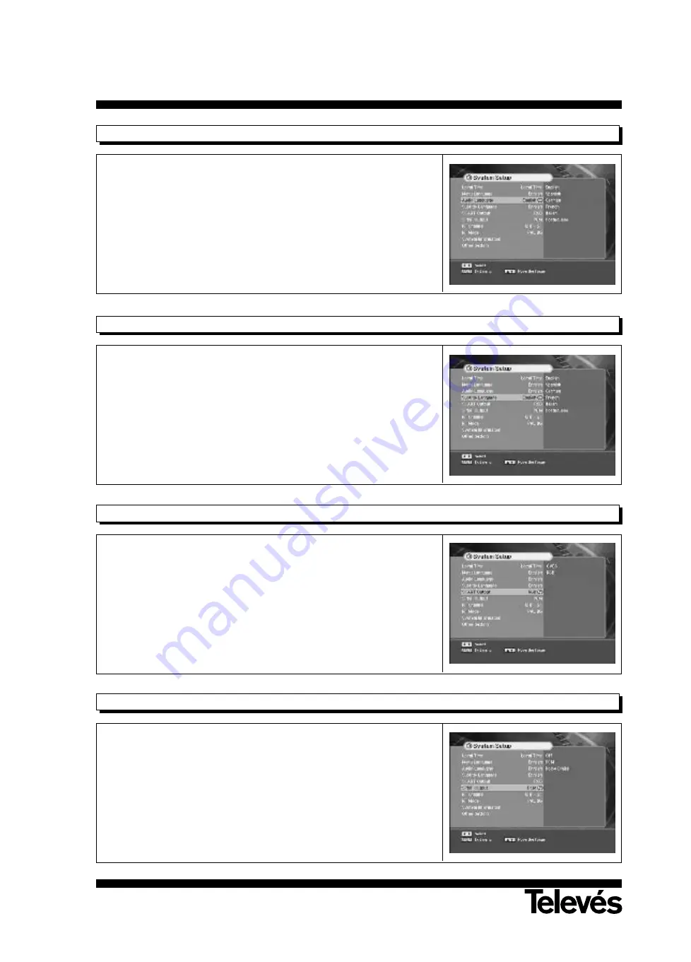 Televes Common Interface 7254 User Instructions Download Page 52