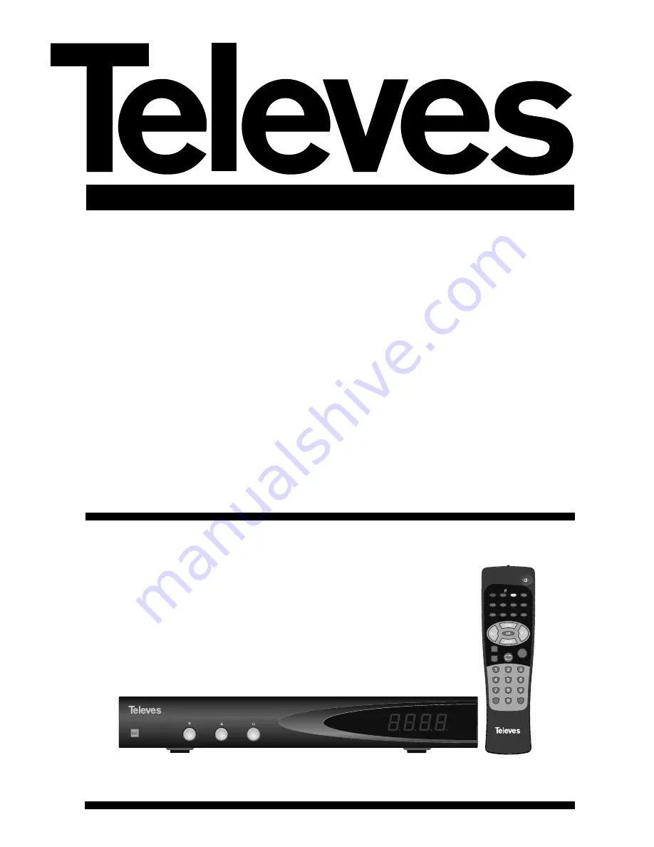 Televes RSD - 711801 User Manual Download Page 1