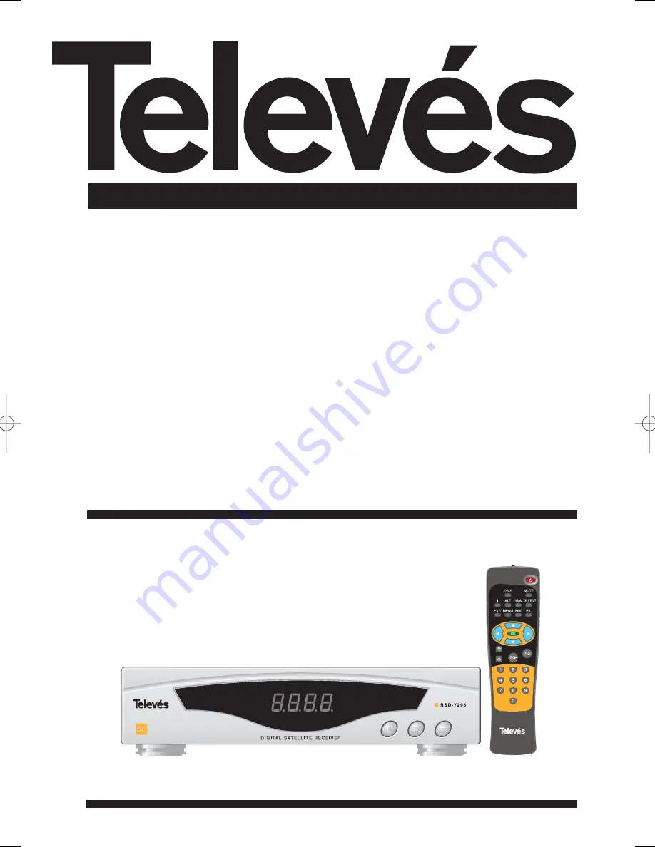 Televes RSD - 7296 User Manual Download Page 1