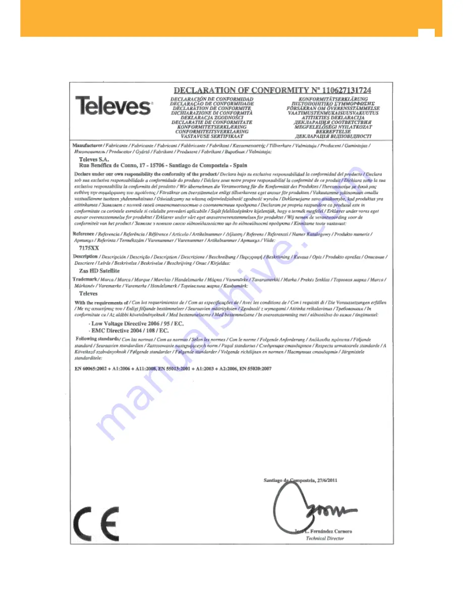 Televes zAshd User Manual Download Page 42