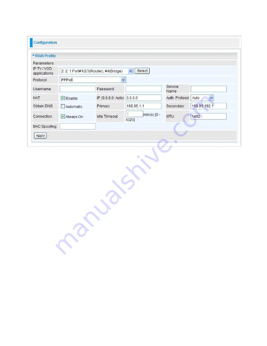 TeleWell TW-EF600 User Manual Download Page 80