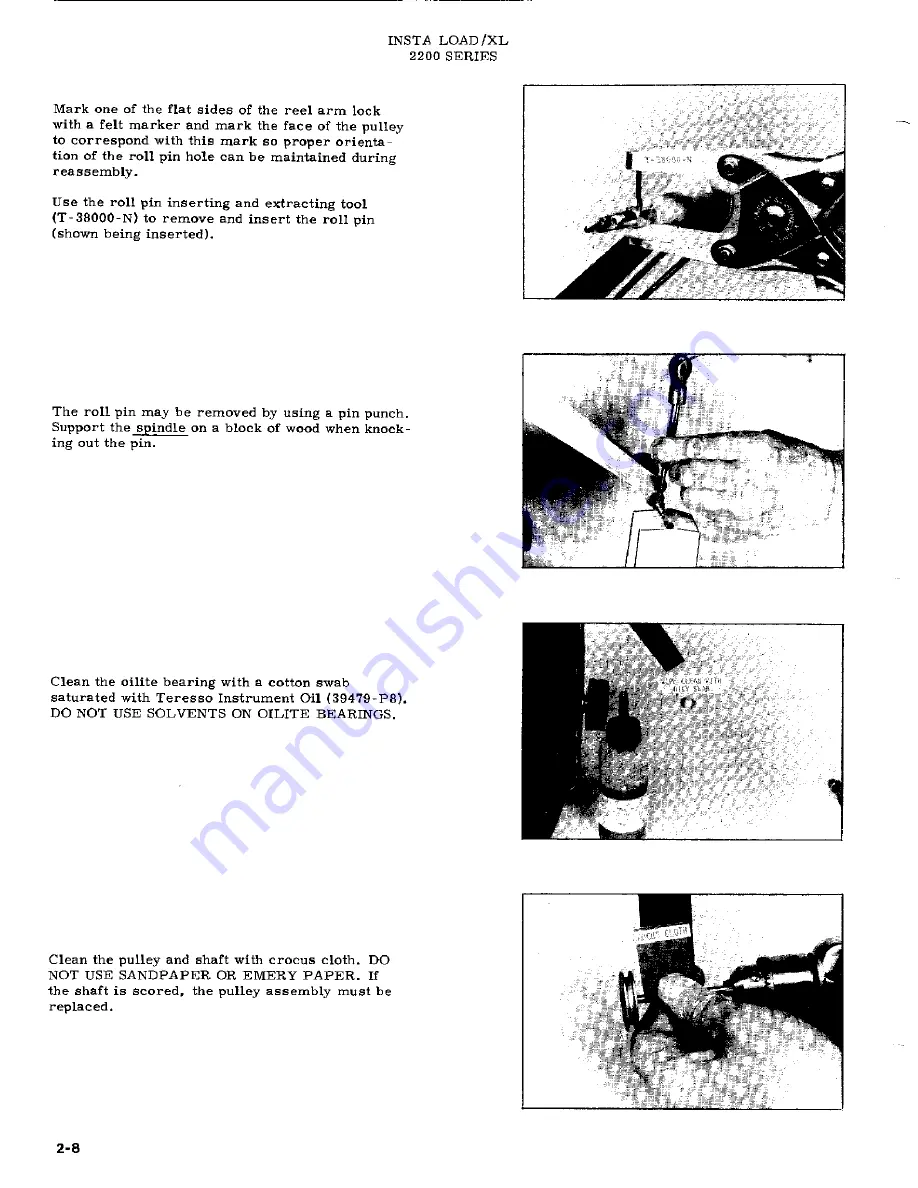 Telex Communications Instaload/XL 2200 Series Service Instructions Manual Download Page 28