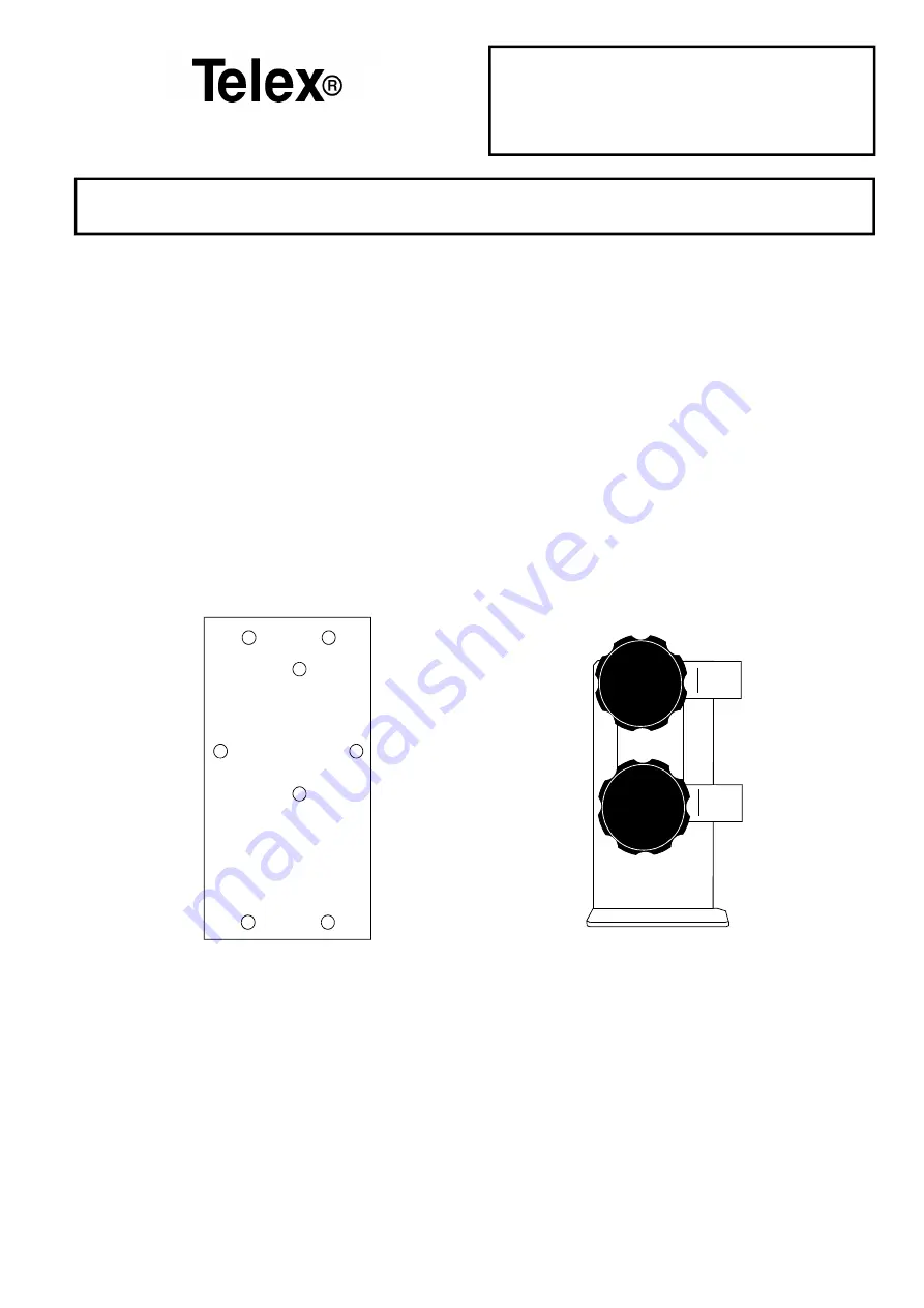 Telex ALP-600 Instruction Manual Download Page 1