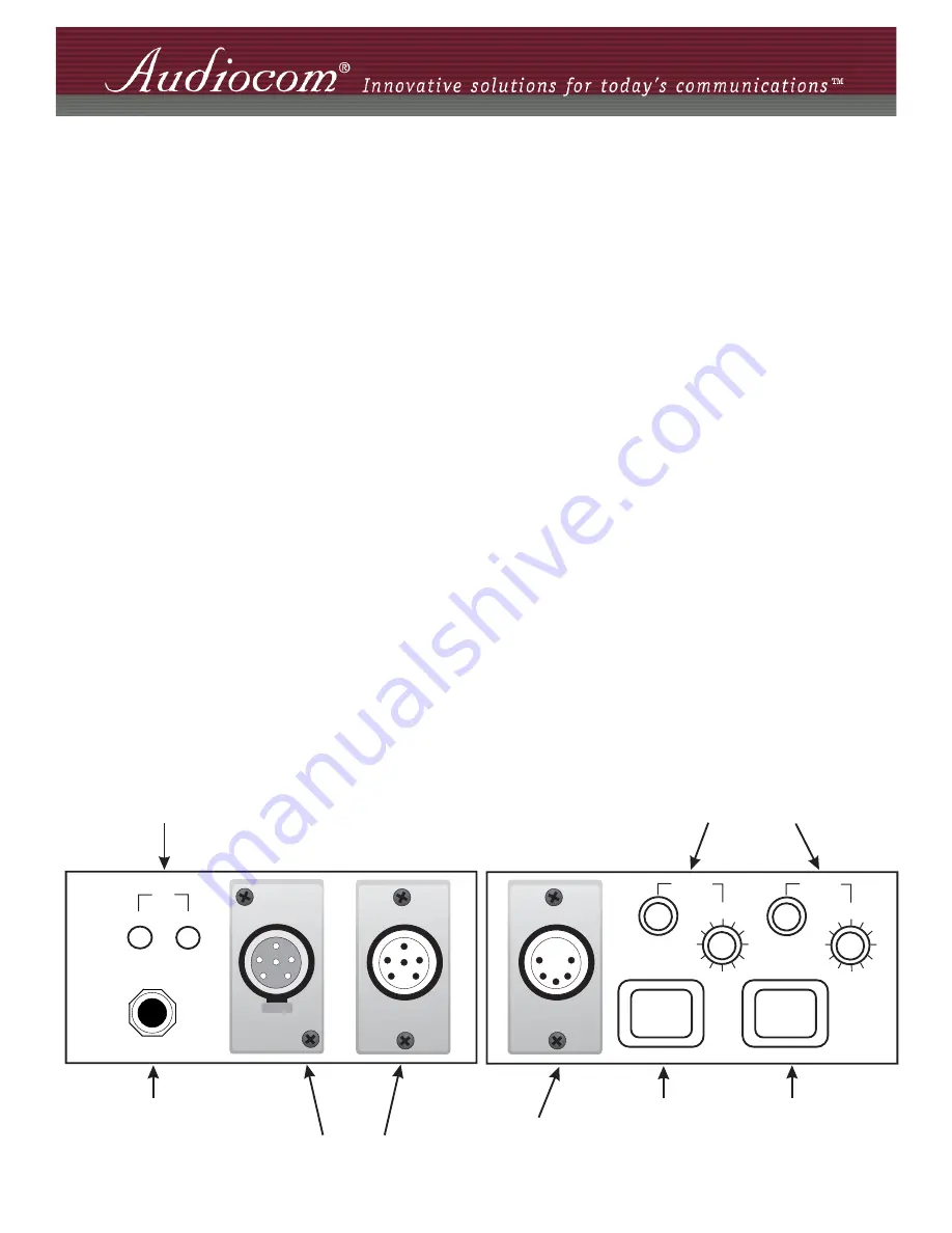 Telex Audiocom IC-2B Installation And Operation Instructions Download Page 1