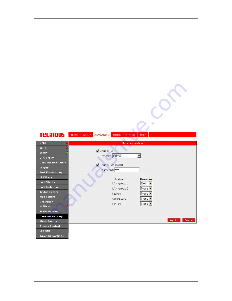 Telindus 1130 Скачать руководство пользователя страница 41