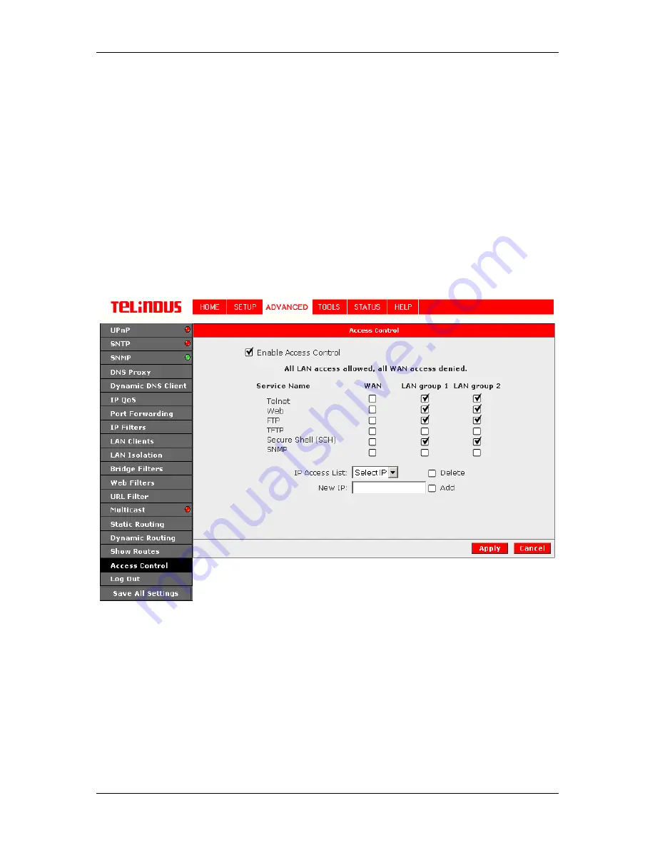 Telindus 1130 Скачать руководство пользователя страница 43