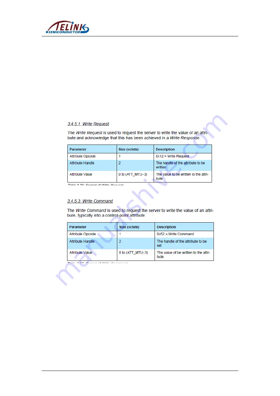 TELINK SEMICONDUCTOR TLSR8232 Скачать руководство пользователя страница 97