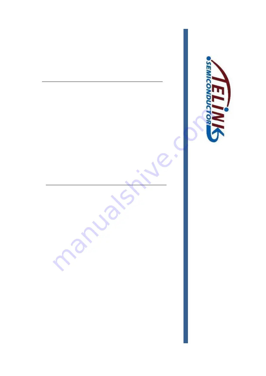 TELink BLE 1x6 Test System 3.2 Assembly And Maintenance Manual Download Page 1