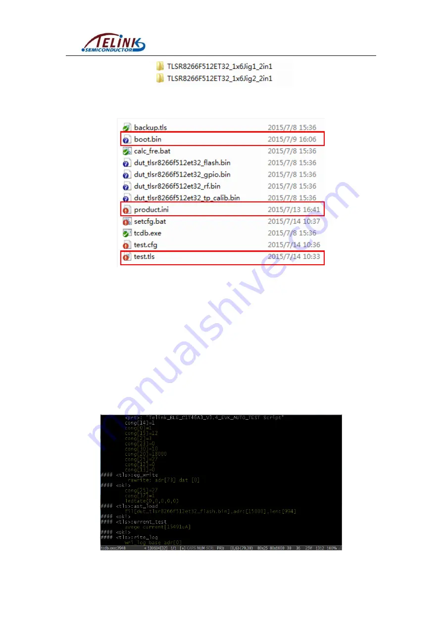 TELink BLE 1x6 Test System 3.2 Assembly And Maintenance Manual Download Page 24