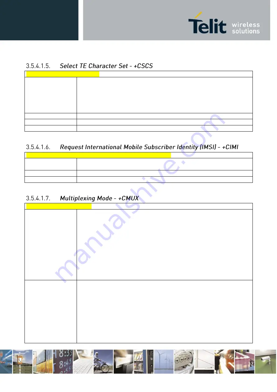 Telit Wireless Solutions DE910-DUAL Reference Manual Download Page 64