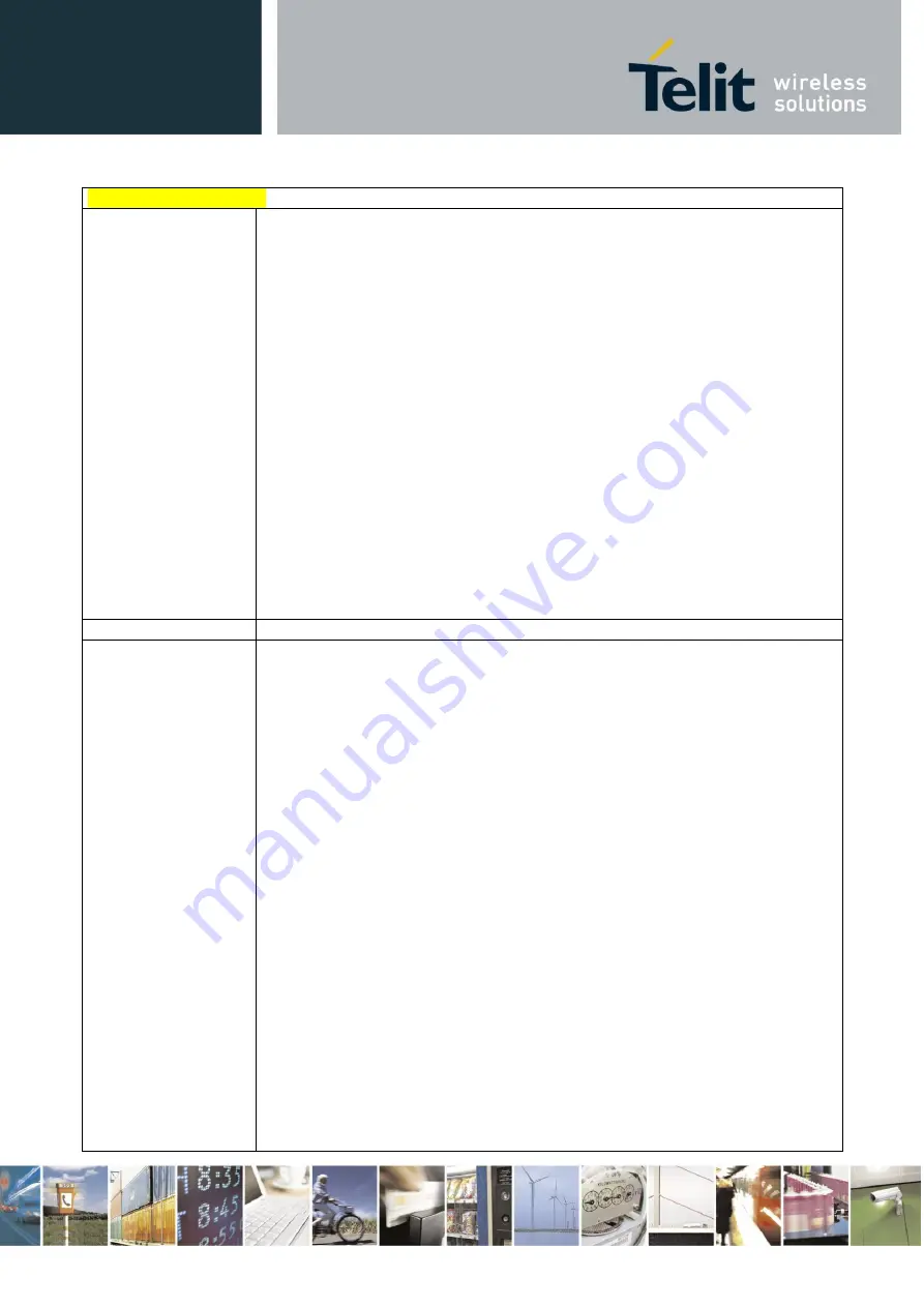 Telit Wireless Solutions DE910-DUAL Reference Manual Download Page 98