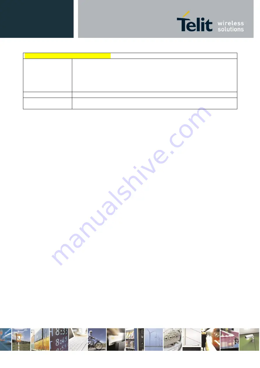 Telit Wireless Solutions DE910-DUAL Reference Manual Download Page 116