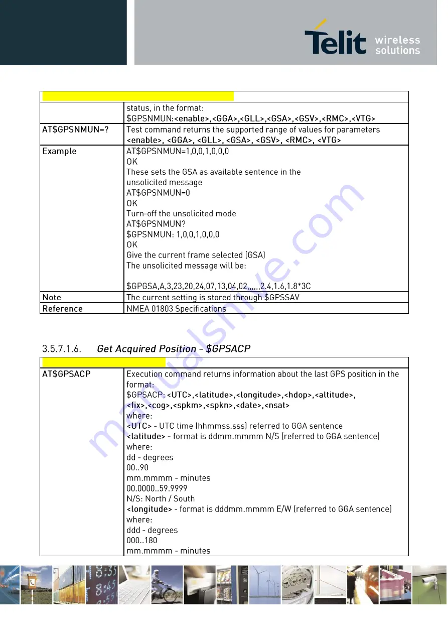 Telit Wireless Solutions DE910-DUAL Reference Manual Download Page 208