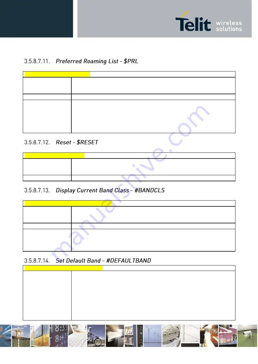 Telit Wireless Solutions DE910-DUAL Reference Manual Download Page 242