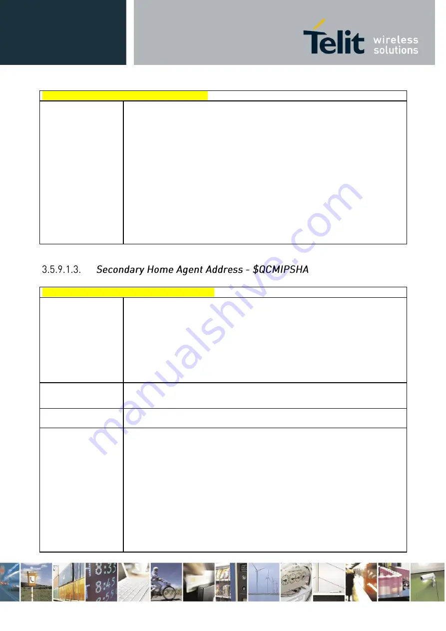 Telit Wireless Solutions DE910-DUAL Reference Manual Download Page 247