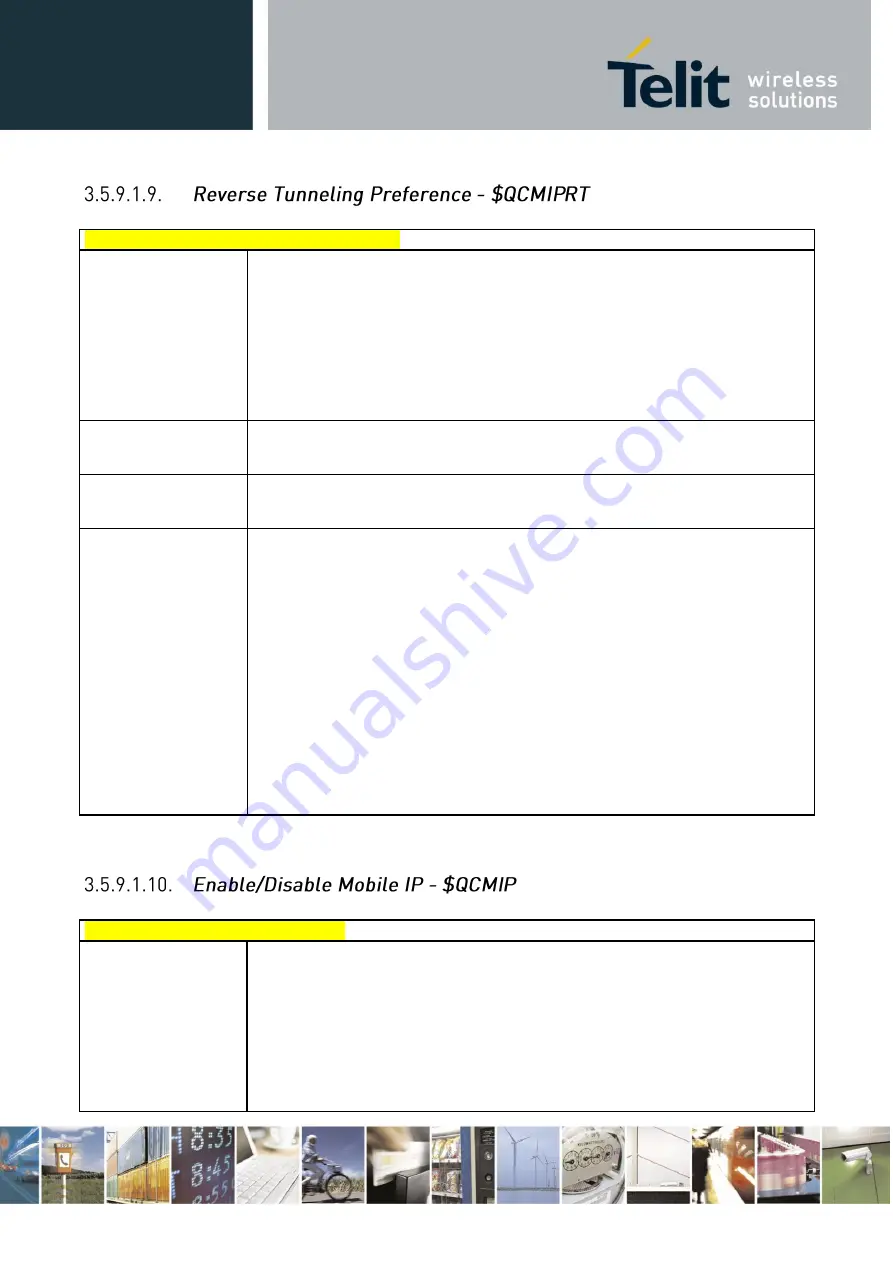 Telit Wireless Solutions DE910-DUAL Reference Manual Download Page 252