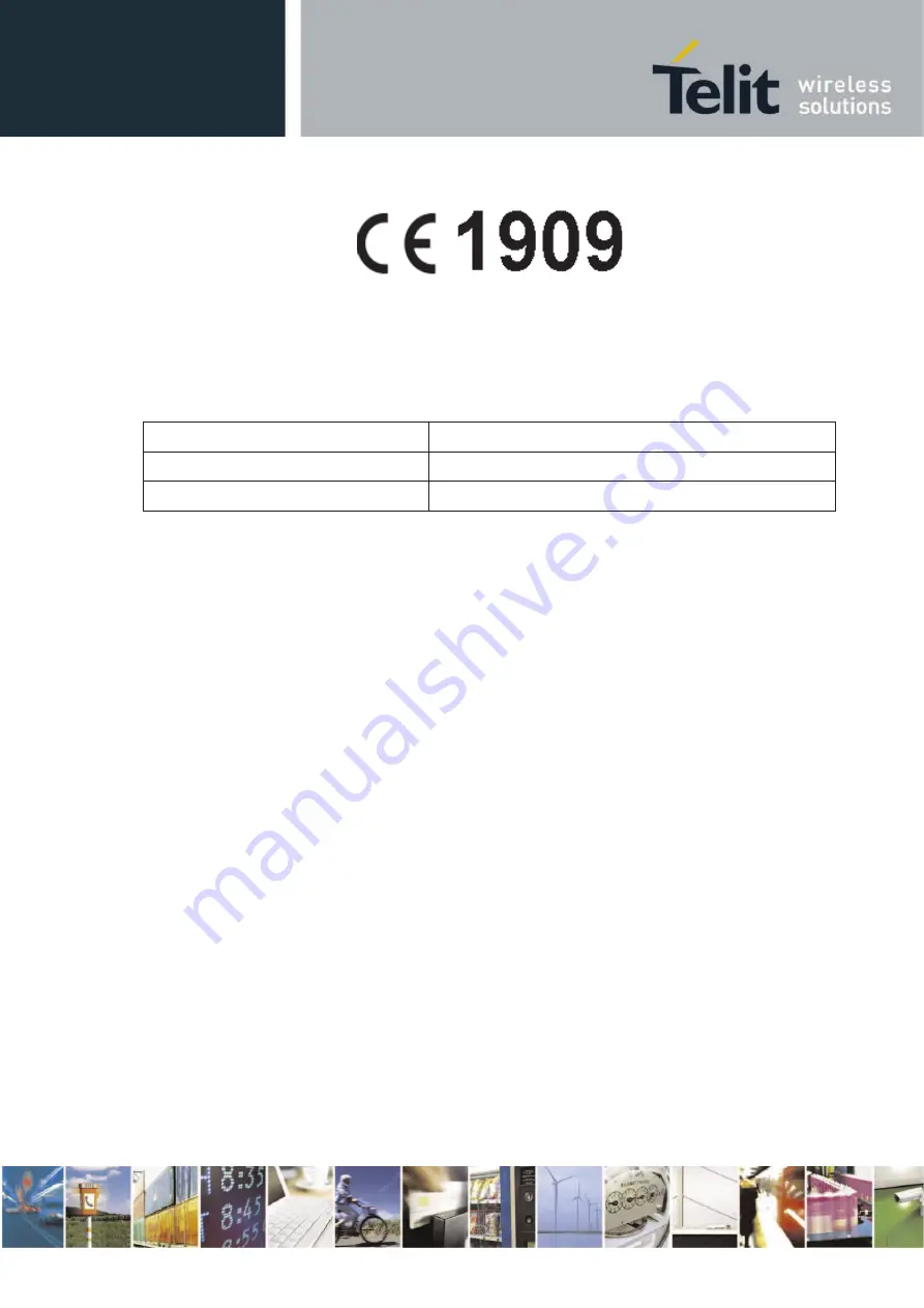 Telit Wireless Solutions E922-3GR Series Hardware User'S Manual Download Page 111