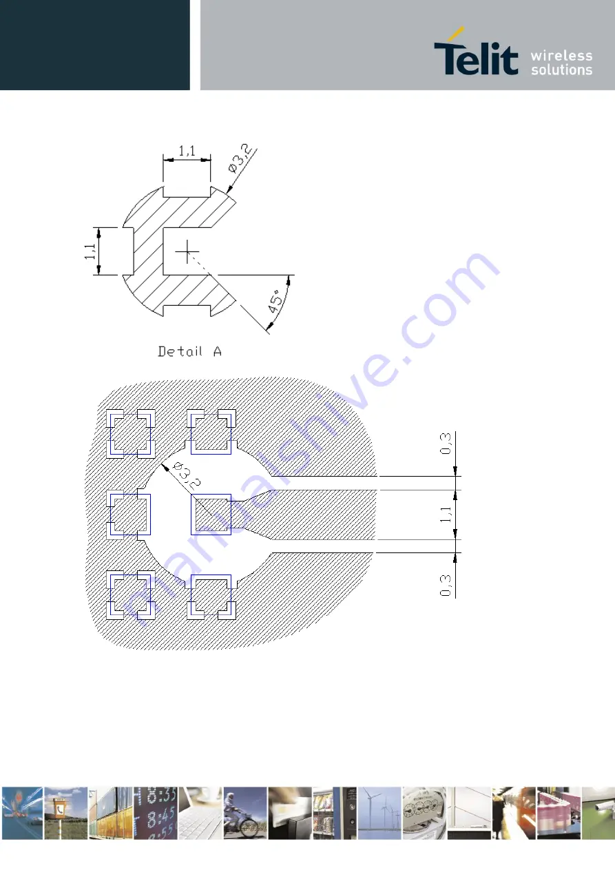 Telit Wireless Solutions GE866-QUAD Hardware User'S Manual Download Page 69