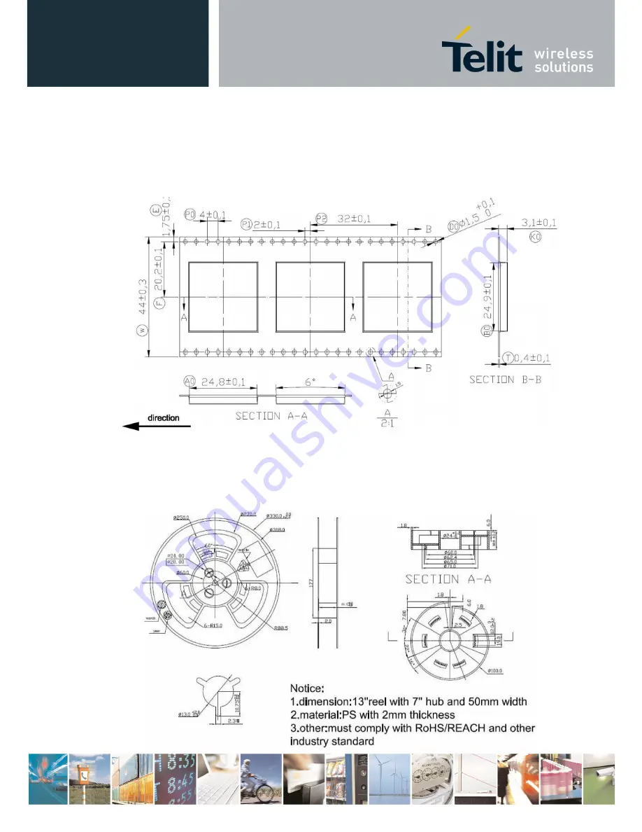 Telit Wireless Solutions GL865-DUAL V3 Hardware User'S Manual Download Page 70