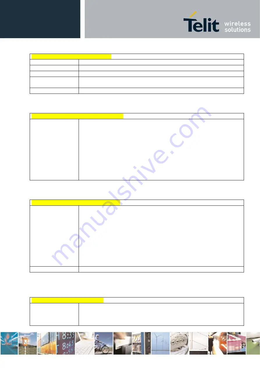 Telit Wireless Solutions HE863 Series At Commands Reference Manual Download Page 31