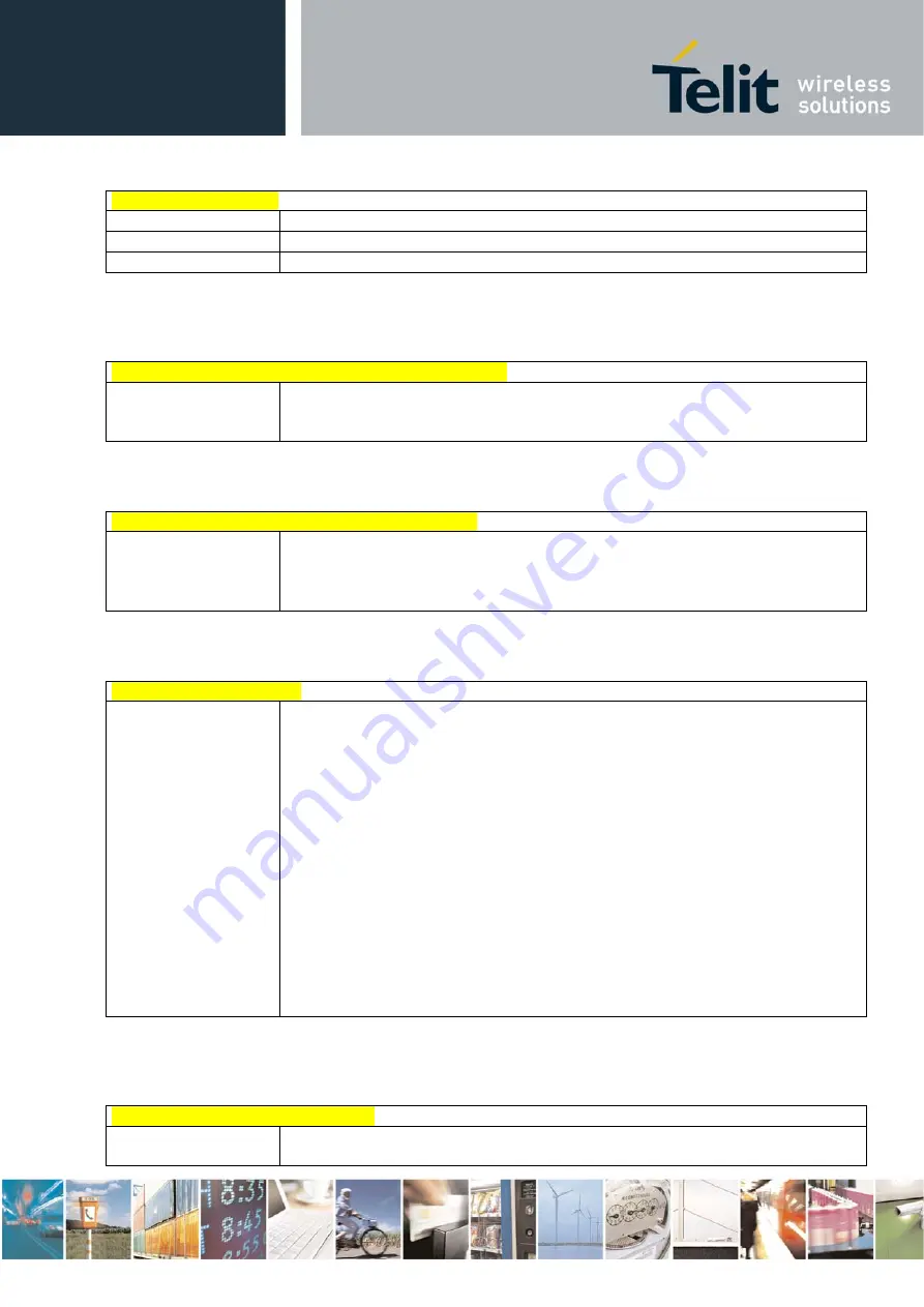 Telit Wireless Solutions HE863 Series At Commands Reference Manual Download Page 33