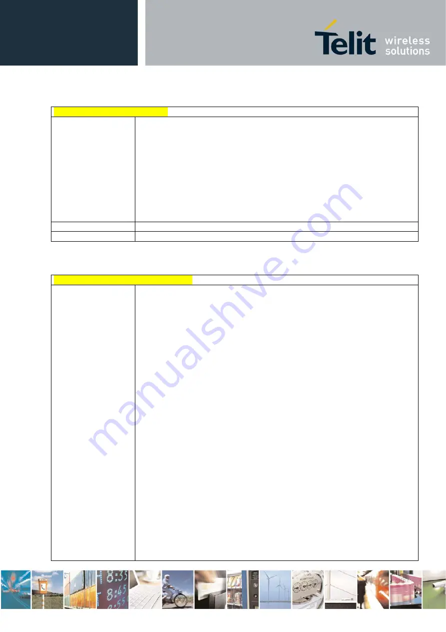 Telit Wireless Solutions HE863 Series At Commands Reference Manual Download Page 53