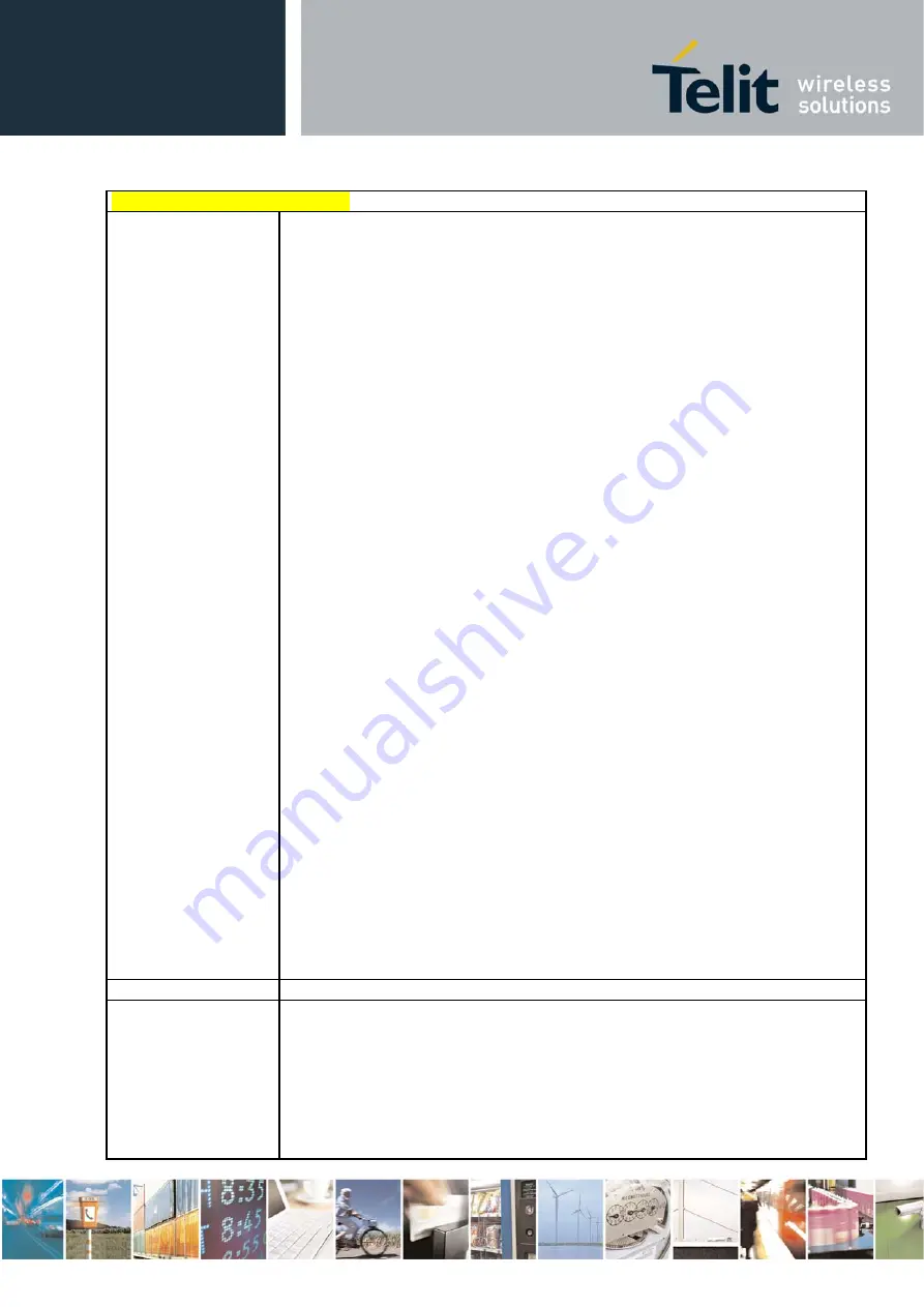 Telit Wireless Solutions HE863 Series At Commands Reference Manual Download Page 81