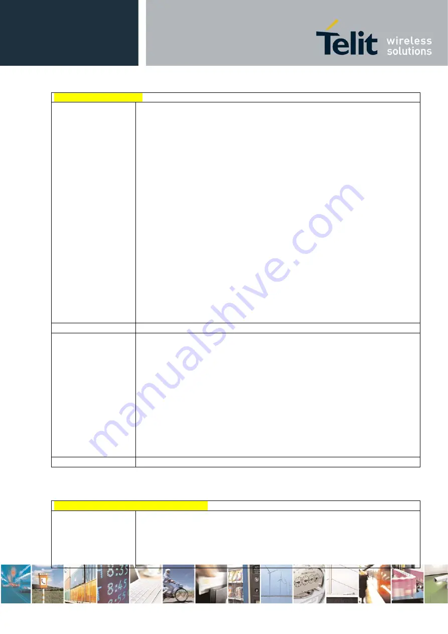 Telit Wireless Solutions HE863 Series At Commands Reference Manual Download Page 121