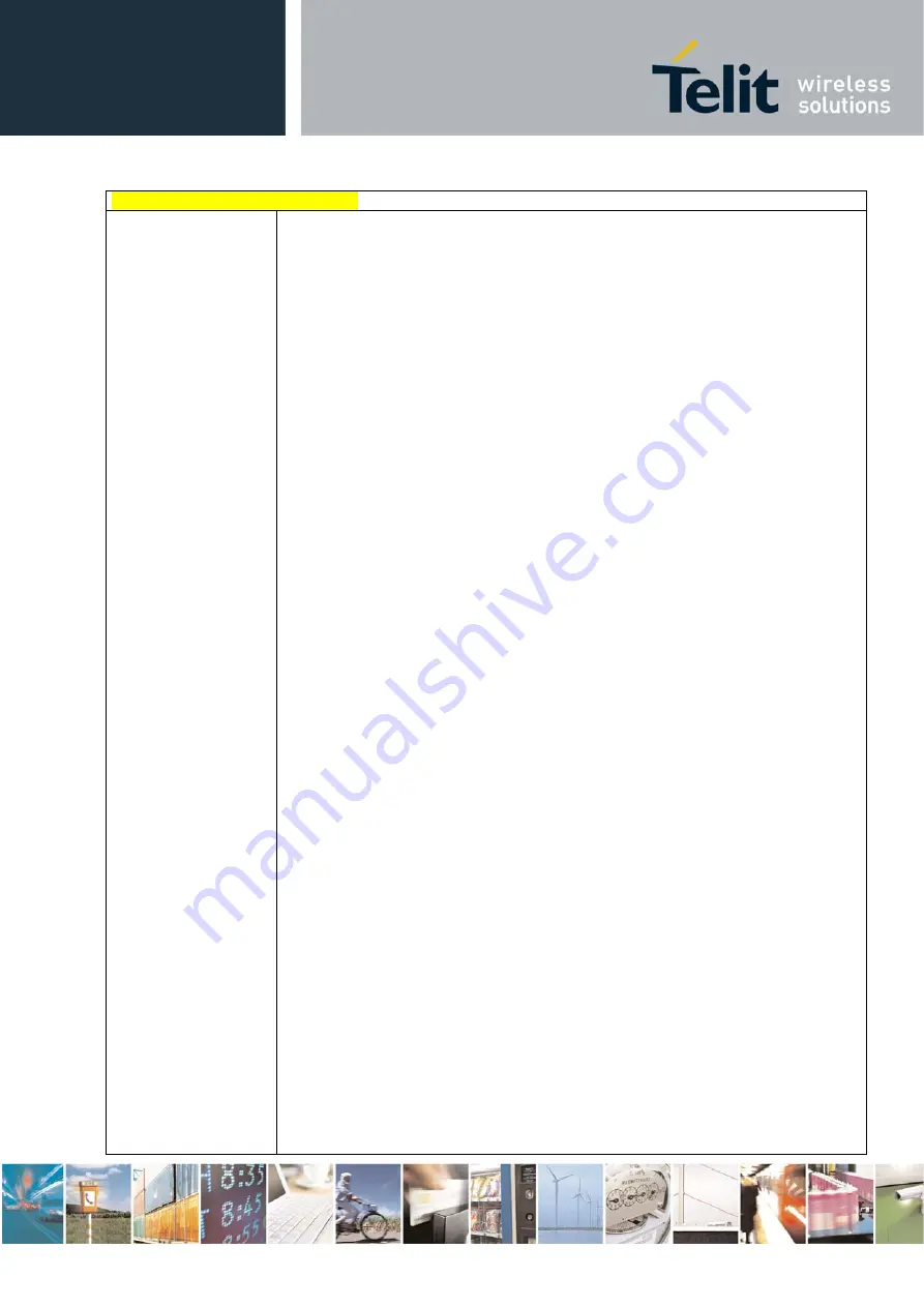 Telit Wireless Solutions HE863 Series At Commands Reference Manual Download Page 177