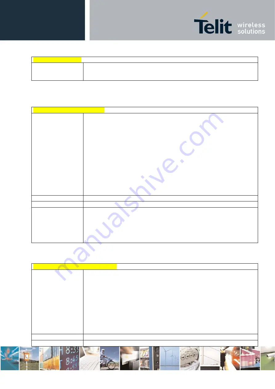 Telit Wireless Solutions HE863 Series At Commands Reference Manual Download Page 190