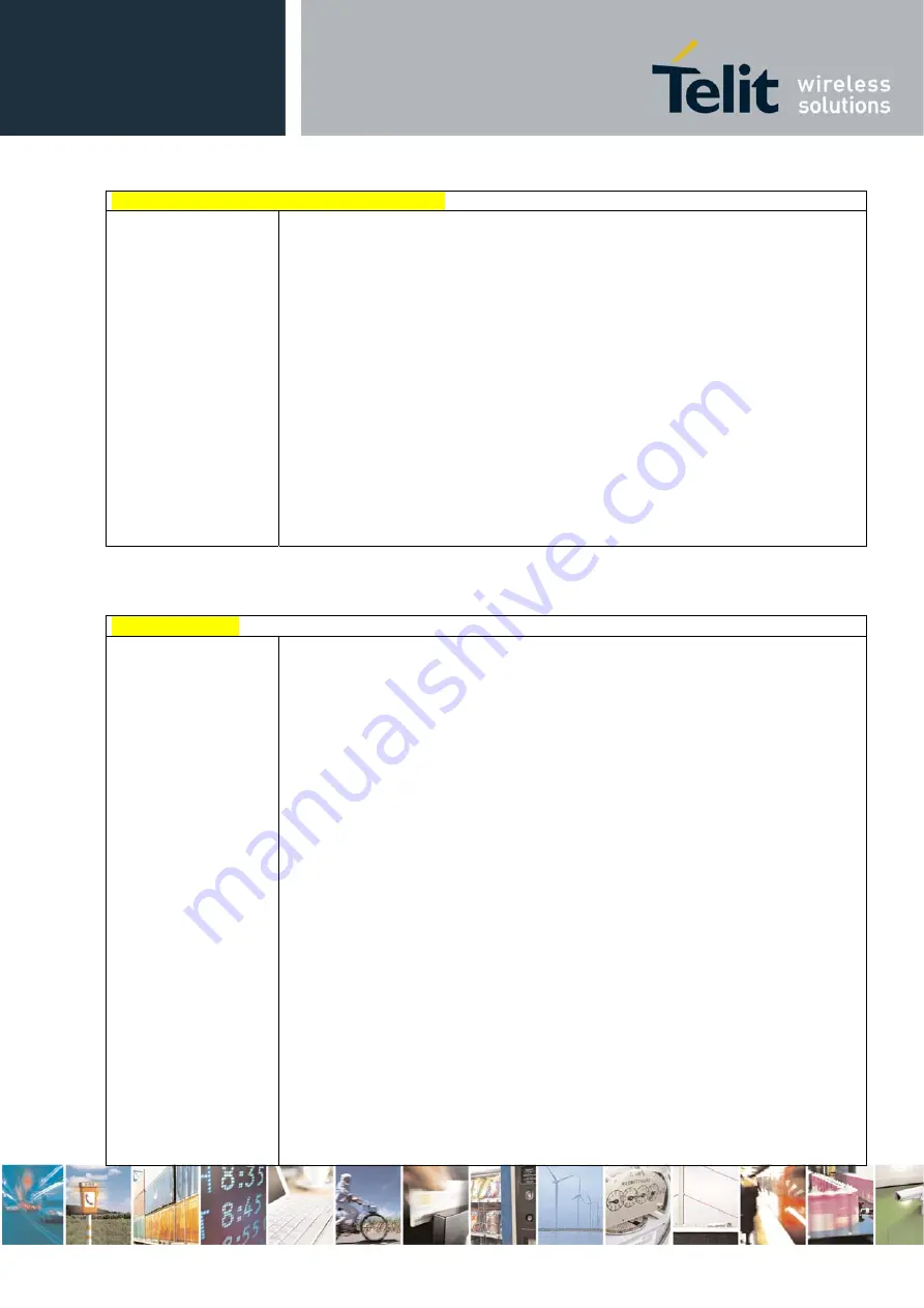 Telit Wireless Solutions HE863 Series At Commands Reference Manual Download Page 207