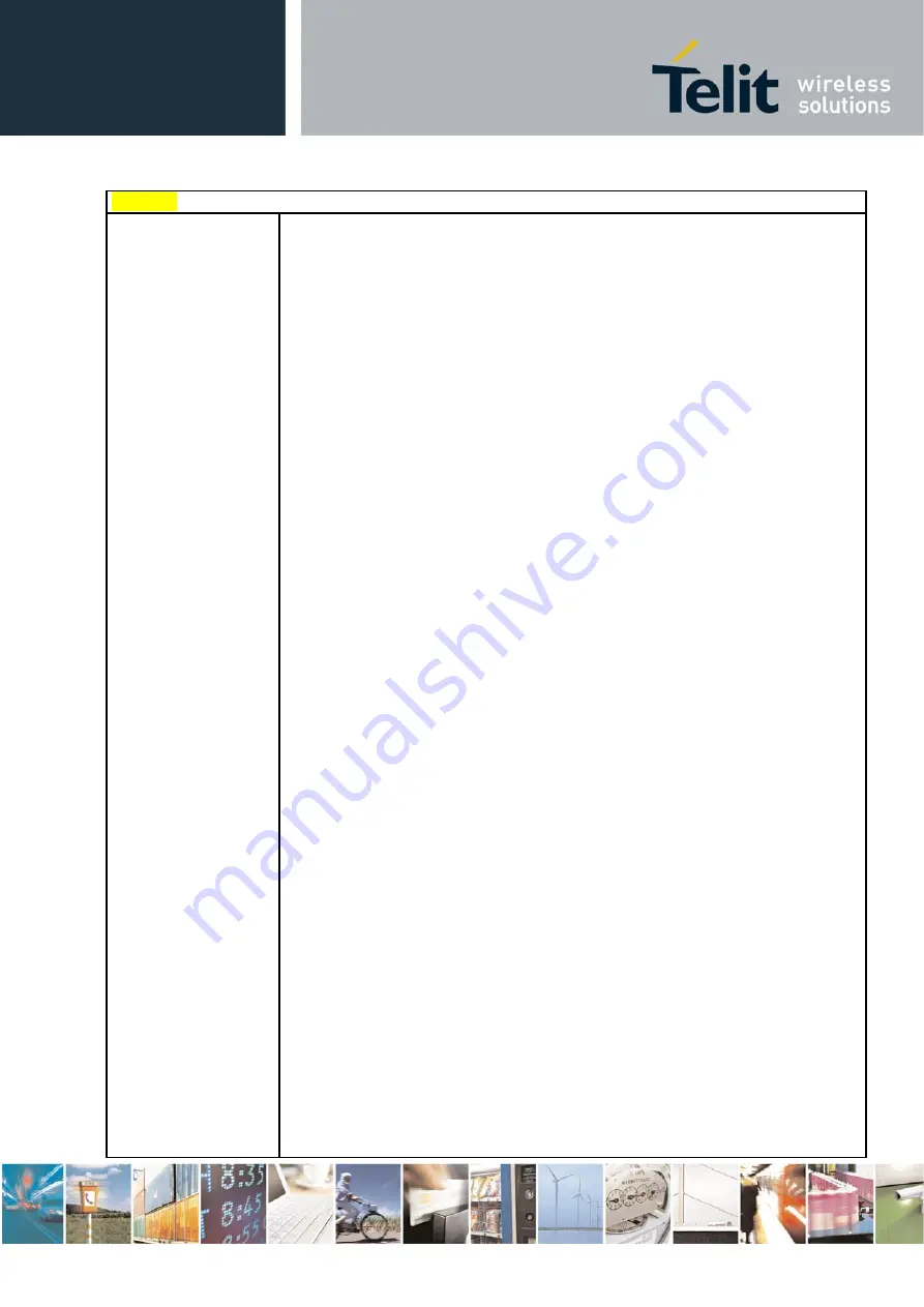 Telit Wireless Solutions HE863 Series At Commands Reference Manual Download Page 220