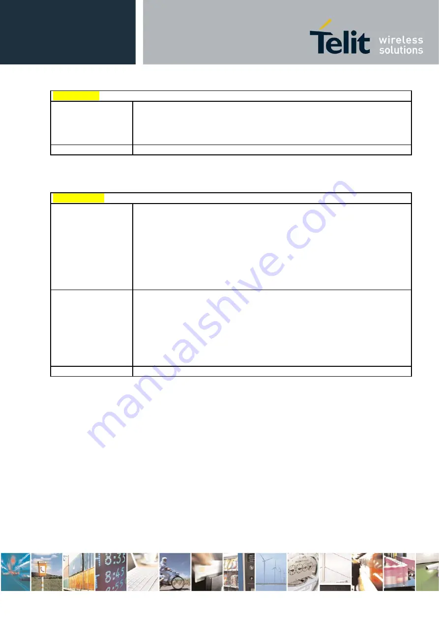 Telit Wireless Solutions HE863 Series At Commands Reference Manual Download Page 226