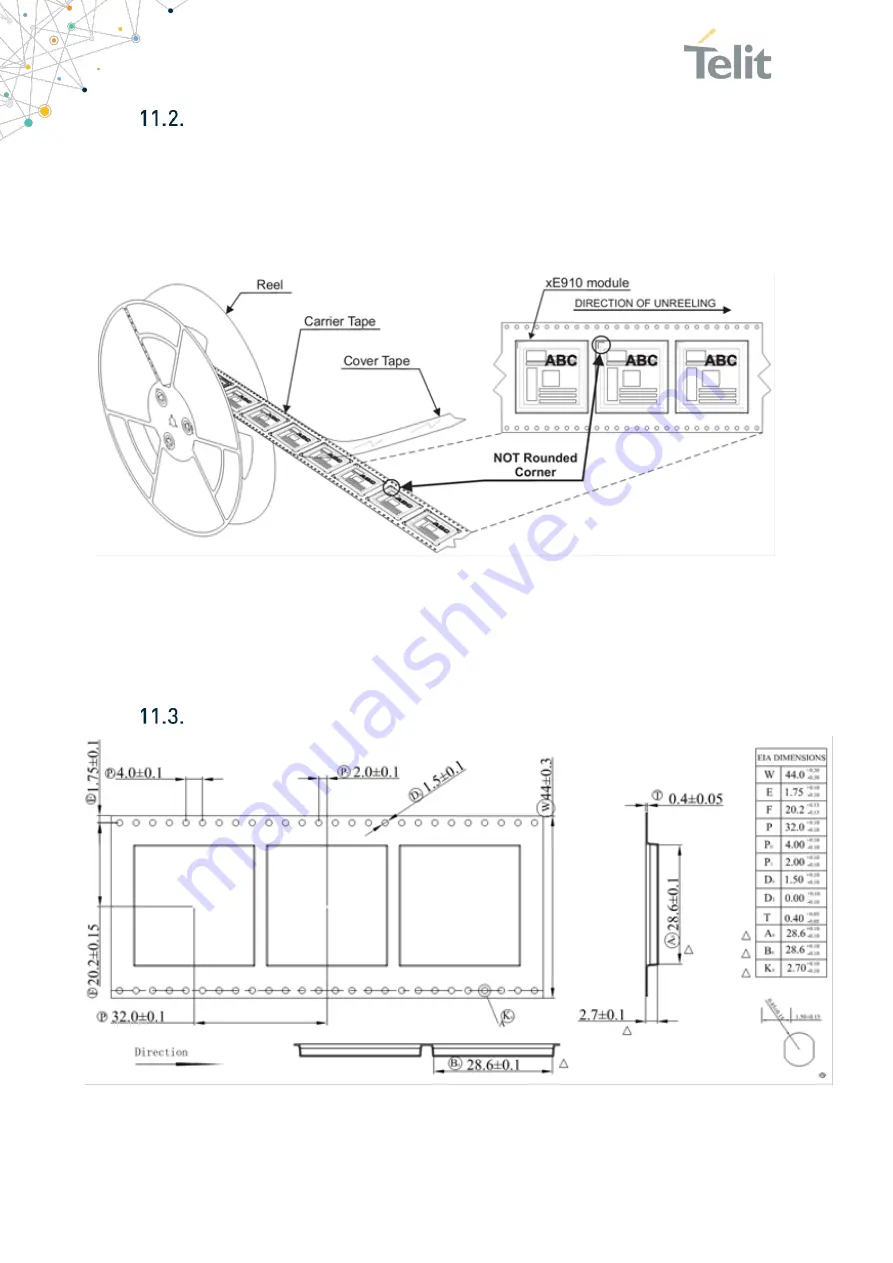 Telit Wireless Solutions ME910G1 Скачать руководство пользователя страница 74