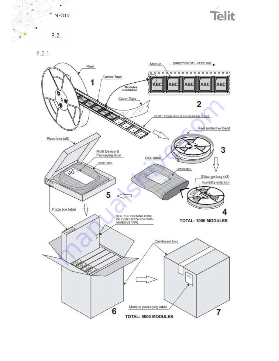 Telit Wireless Solutions NE310L2 Скачать руководство пользователя страница 48