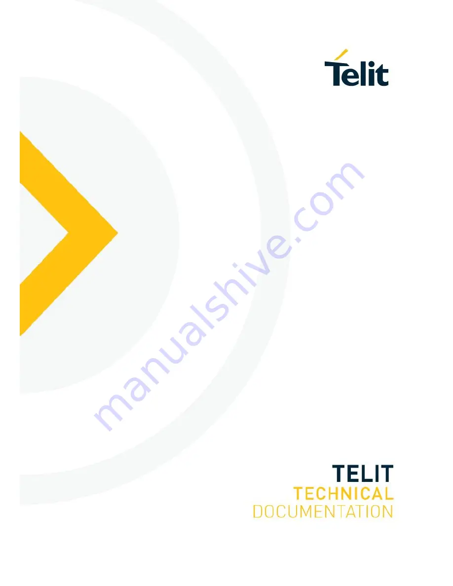 Telit Wireless Solutions NE866B1 Hardware Design Manual Download Page 1