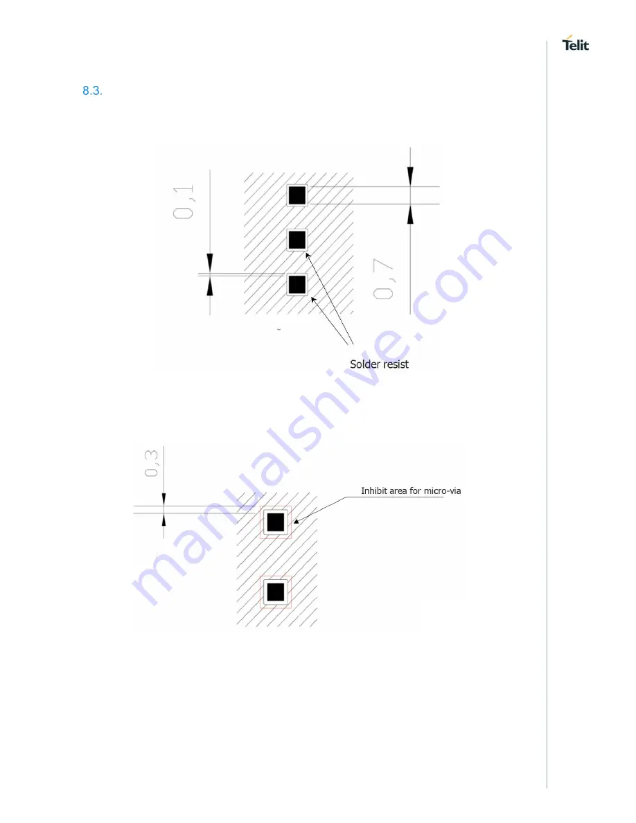 Telit Wireless Solutions NE866B1 Hardware Design Manual Download Page 54